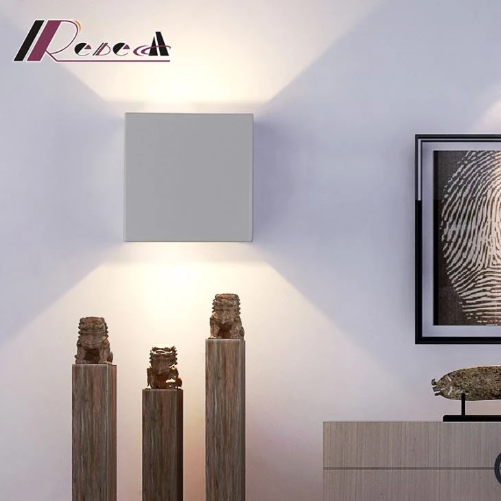 Modern Waterproof Engineering Outdoor Square Bedside Wall Lamp